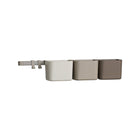 Natart Tulip Leander Organizers - Cappuccino (3 Pcs, 1 Long Rack, 2 Hooks)