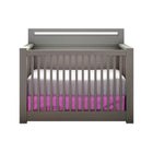 NEST Milano Collection Convertible Crib in Elephant Gray