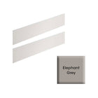 NEST Milano Collection Full Size Bed Rail in Elephant Grey