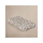 Woodland Print Organic Jersey Changing Pad Cover - Angled Product View | Bambi Baby