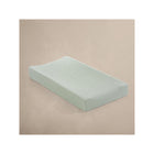 Sea Moss Organic Muslin Changing Pad Cover - 3/4 Angle on Neutral Background | Bambi Baby