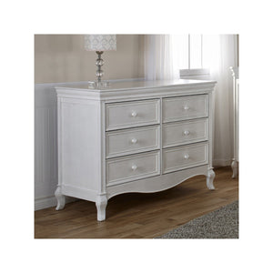 Pali Diamante Collection Double Dresser - Vintage White