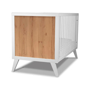 Pali Milano Deluxe Classico Crib - White/Biscotti