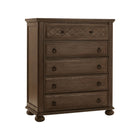 Pali Siracusa GREENGUARD Gold Certified Five Drawer Nursery Chest - Front Angle | Bambi Baby