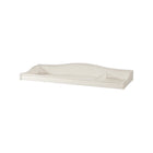 Belgium Cream Wood Changing Station Topper with Side Rails - Overhead Angle | Bambi Baby