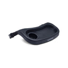 Navy Plastic Valco Baby Duo Trend Snack Tray with Cup Holder - 3/4 Angle View | Bambi Baby