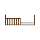 Graphite Wood Toddler Guard Rail - Isolated Product View | Bambi Baby