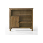 Sand Dune Wood Highland Nursery Bookcase with Turned Legs - Front View | Bambi Baby
