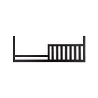 Black Wood Stone Harbor Toddler Guard Rail - Full Front Product View | Bambi Baby