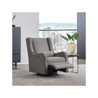 Harbor Grey Westwood Elsa Power Glider Recliner - Lifestyle Room Setting with Footrest Extended | Bambi Baby
