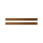 Brushed Wheat Wood Bed Conversion Rails Pair - Flat Lay Both Rails | Bambi Baby
