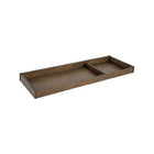 Almond Hardwood Westwood Riley Changing Tray - 3/4 Overhead View | Bambi Baby
