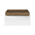 Sand Dune Wood Westwood Highland Trundle - Interior Divided Compartment View | Bambi Baby