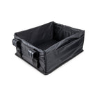 Black WonderFold W4 Shopping Basket with Clip Attachments - 3/4 Open View | Bambi Baby
