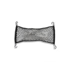 Black WonderFold WonderNet Mesh Cargo Net Bag with Four Hook Attachments - Flat Lay | Bambi Baby