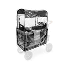 Clear PVC WonderFold X4 Rain Cover - 3/4 Angle Installed View | Bambi Baby