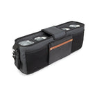 Consola para padres WonderFold con 4 portavasos aislantes - Negra
