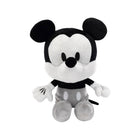 Black & White Classic Mickey Mouse Plush Toy - Seated Angle View | Bambi Baby