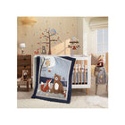 Lambs & Ivy Sierra Sky 3-Pc - Quilt, sheet & crib skirt
