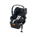 Navy Blue CYBEX Cloud Q SensorSafe Jewels of Nature Infant Car Seat with Base - Front View | Bambi Baby