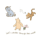 Winnie the Pooh Wall Decal Characters Close-Up with Quote Detail - Flat Lay | Bambi Baby