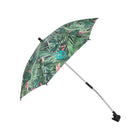 Green Tropical Print CYBEX DJ Khaled We The Best Stroller Parasol - Front View with Clamp | Bambi Baby
