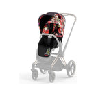 Spring Blossom Dark CYBEX PRIAM4 eP4 Seat Pack - Front View on Frame | Bambi Baby