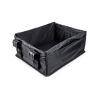 Black Fabric WonderFold Collapsible Shopping Basket - Angled Top View | Bambi Baby