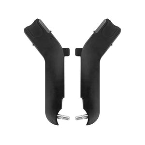 Black Silver Cross Jet 5 Infant Car Seat Adapters Pair - Front View | Bambi Baby