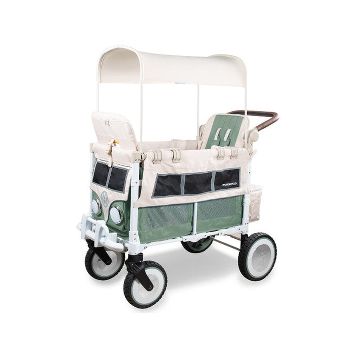 WonderFold VW2 Volkswagen Stroller Wagon in Sage Green