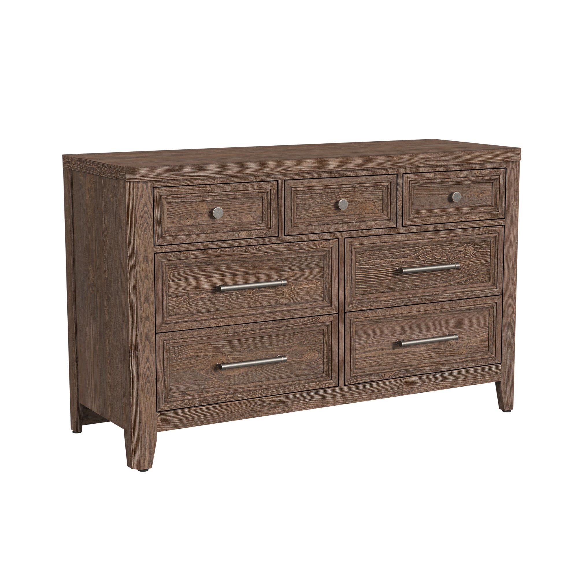 Carlson 7 Drawer Dresser WW Harvest Brown