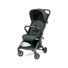 Forest Green Peg Perego Volo Lightweight Travel Stroller - 3/4 Rear Angle View | Bambi Baby