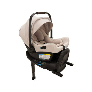 Biscotti Nuna PIPA Aire RX Lightweight Infant Car Seat on RELX Base - 3/4 Angle View | Bambi Baby