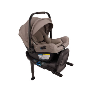 Cedar Nuna PIPA Aire RX Infant Car Seat Installed on RELX Base - 3/4 Angle View | Bambi Baby