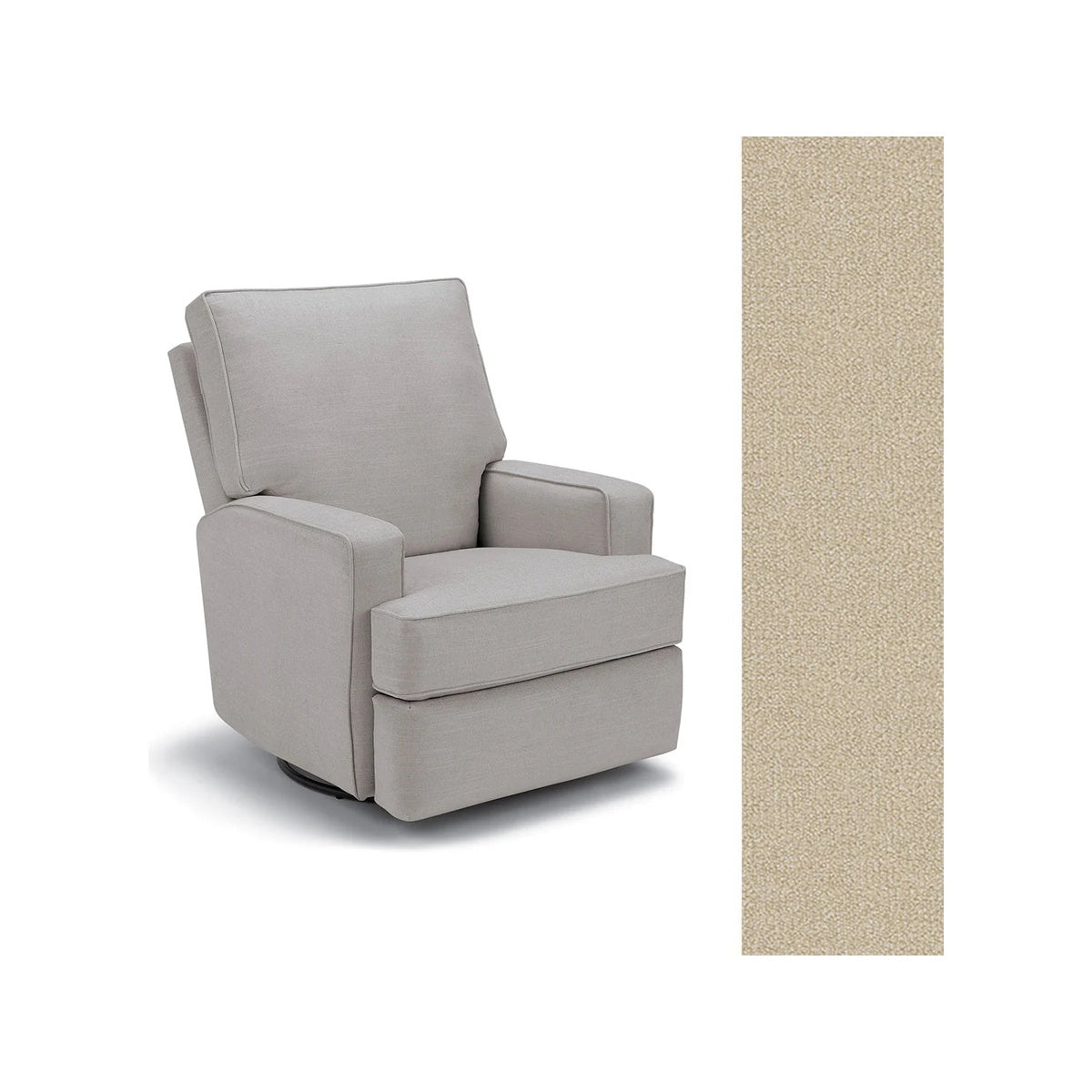 Storytime by Best Chairs Kersey Swivel Recliner- Bambi Baby