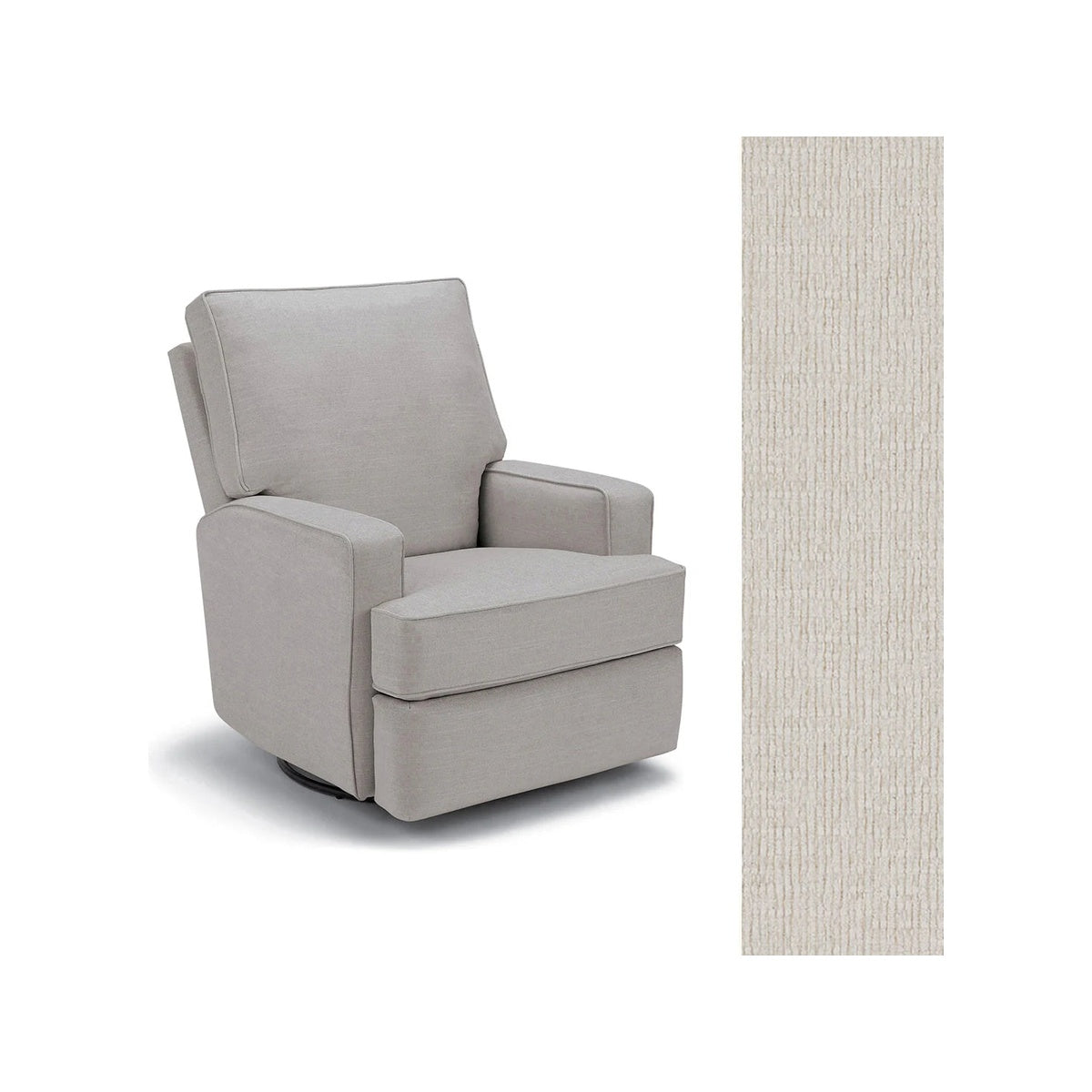 Storytime by Best Chairs Kersey Swivel Recliner- Bambi Baby