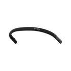 Black CYBEX COYA Bumper Bar with White Contrast Stitching - Angled View | Bambi Baby