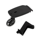Black Joolz Hub2 Footboard With Seat - Disassembled Parts View | Bambi Baby