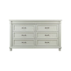 Sage Green Wood appleseed Rowan Double Dresser - Front View Silo | Bambi Baby