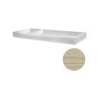 Vintage Natural Wood Pali Changing Tray with Grain Swatch - Angle View | Bambi Baby