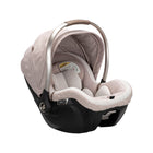 Natural Heritage Maxi-Cosi Kindred Peri Infant Car Seat on Base - 3/4 Rear Angle View | Bambi Baby