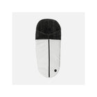 Snow White mima Weather-Resistant Stroller Footmuff with Charcoal Fleece Hood - Flat Lay | Bambi Baby