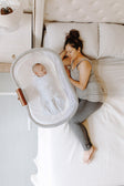 Halo Luxe Next Gen Bassinest in Dove Gray Tweed - Bambi Baby