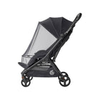 Black Mesh Ergobaby Metro 3 Bug Net Fitted on Stroller Seat - Side Profile | Bambi Baby