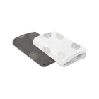 Sábanas para cuna 4moms Breeze (paquete de 2) (blanco y gris)