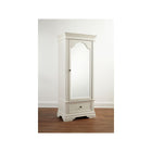 Belgium Cream Stella Baby Athena Nursery Armoire - Mirrored Door & Bottom Drawer Detail | Bambi Baby
