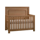 Wheat Ash Wood Natart Toscano 5-in-1 Convertible Crib - 3/4 Angle View | Bambi Baby