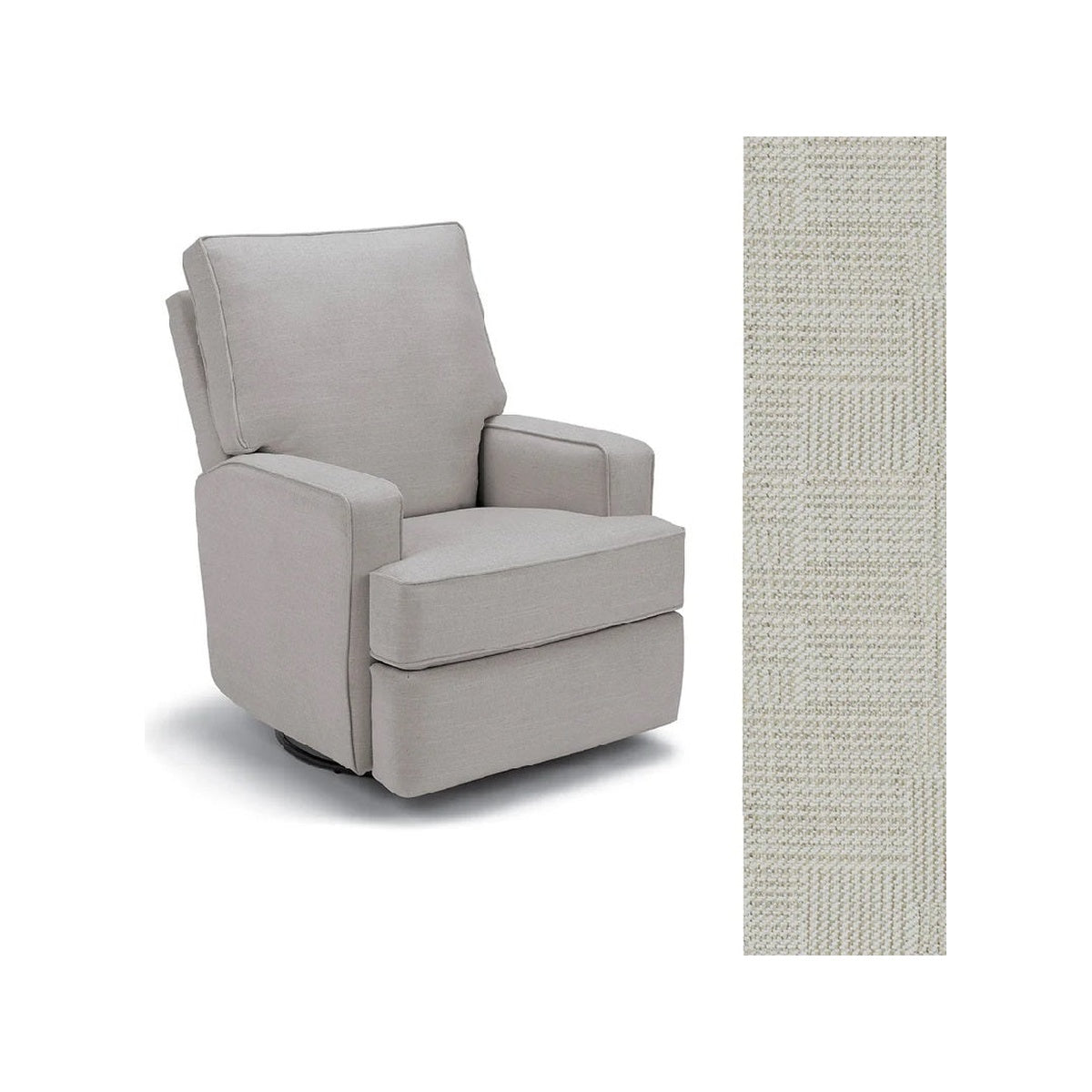 Storytime by Best Chairs Kersey Swivel Recliner- Bambi Baby