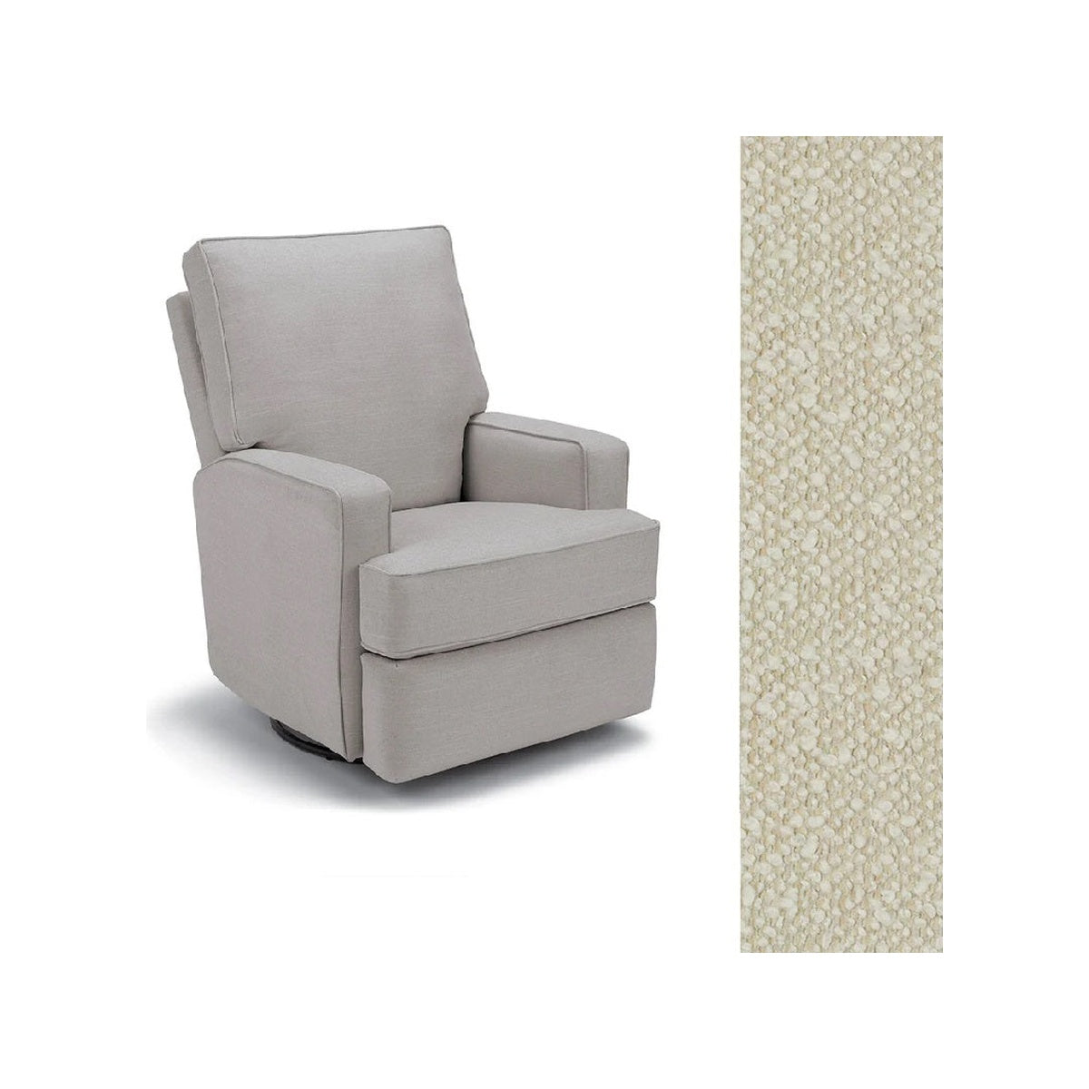 Storytime by Best Chairs Kersey Swivel Recliner- Bambi Baby