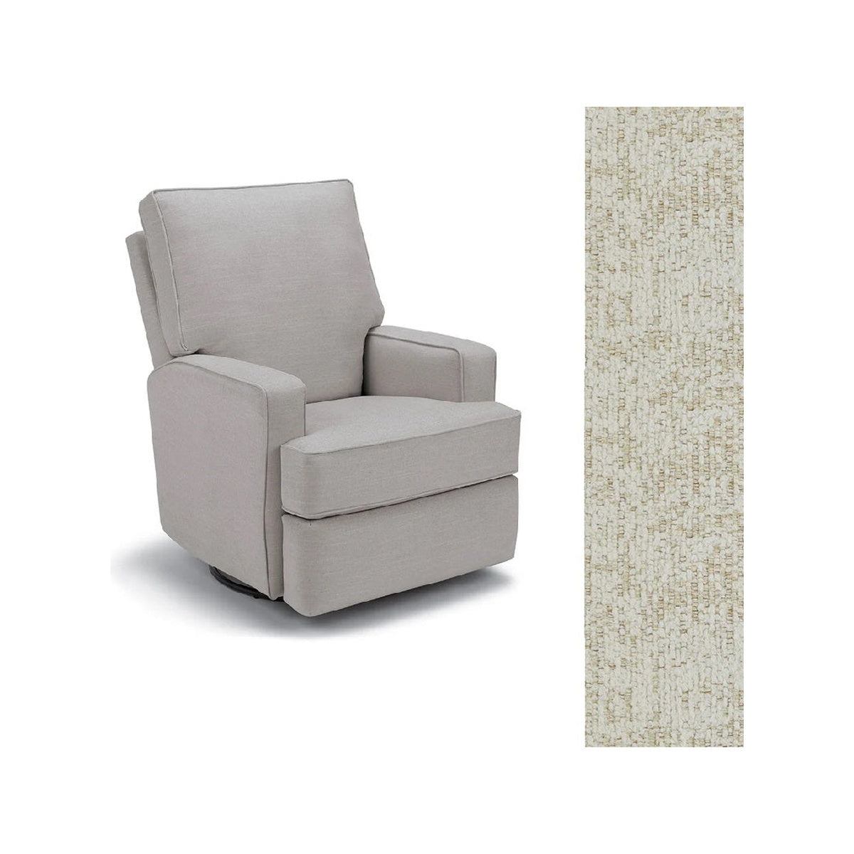 Storytime by Best Chairs Kersey Swivel Recliner- Bambi Baby